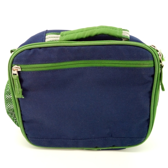 Pottery Barn Kids Lunchbox Lunch Box Green Blue Isolated 2020 Children School - Picture 7 of 12